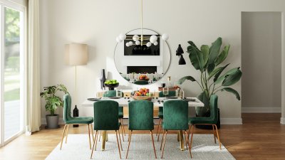 Comfortabel zitten aan een eettafel